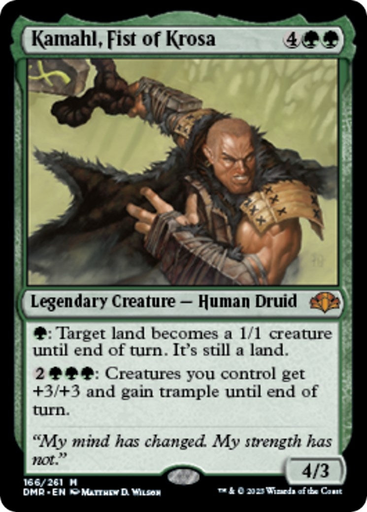 Kamahl, Fist of Krosa (166) (Dominaria Remastered)