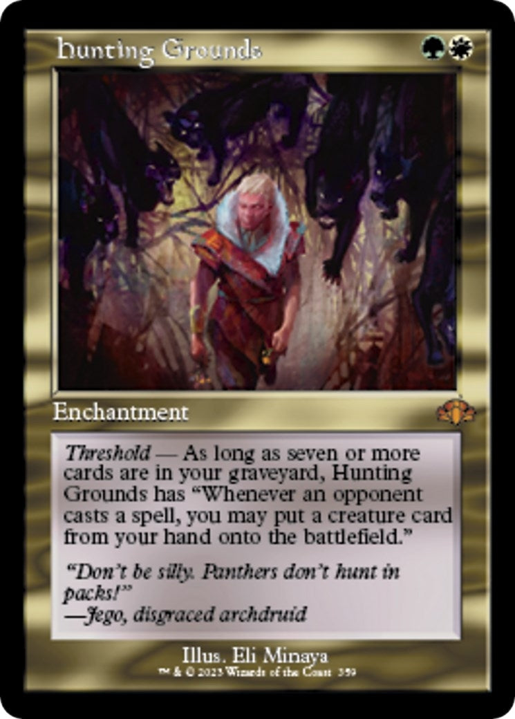 Hunting Grounds (Retro Frame) (359) (Dominaria Remastered)