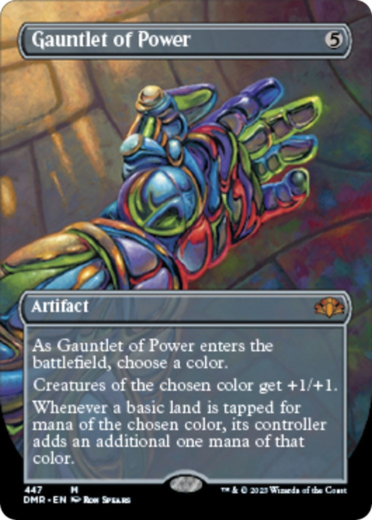 Gauntlet of Power (Borderless) (447) (Dominaria Remastered)