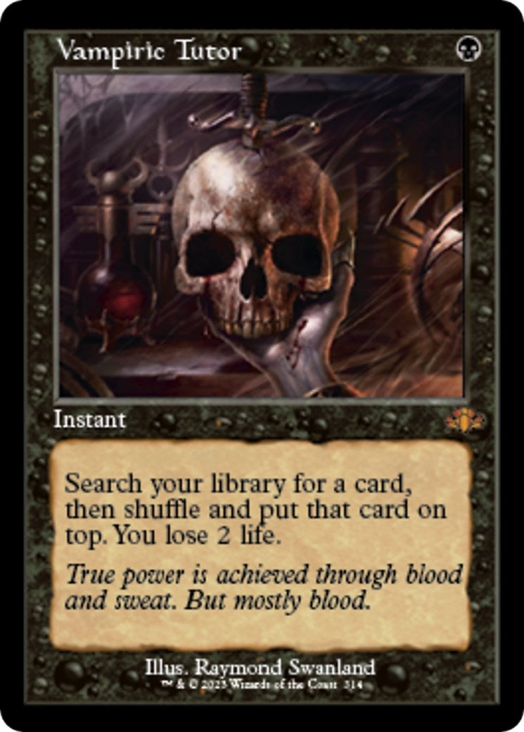 Vampiric Tutor (Retro Frame) (314) (Dominaria Remastered)
