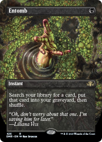 Entomb (Borderless) (426) (Dominaria Remastered)