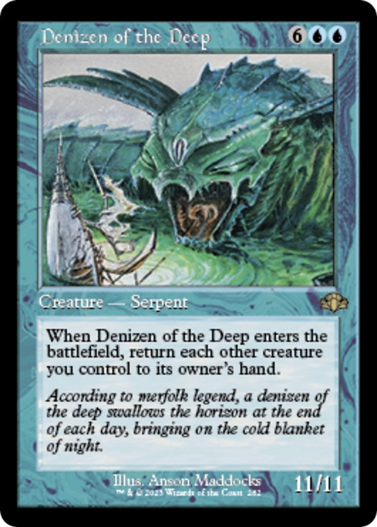 Denizen of the Deep (Retro Frame) (282) (Dominaria Remastered)