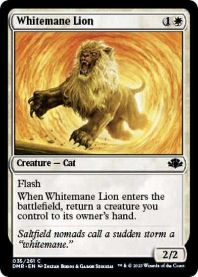 Whitemane Lion (35) (Dominaria Remastered)