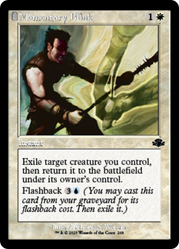 Momentary Blink (Retro Frame) (268) (Dominaria Remastered)