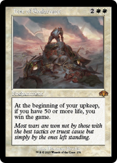 Test of Endurance (Retro Frame) (276) (Dominaria Remastered)