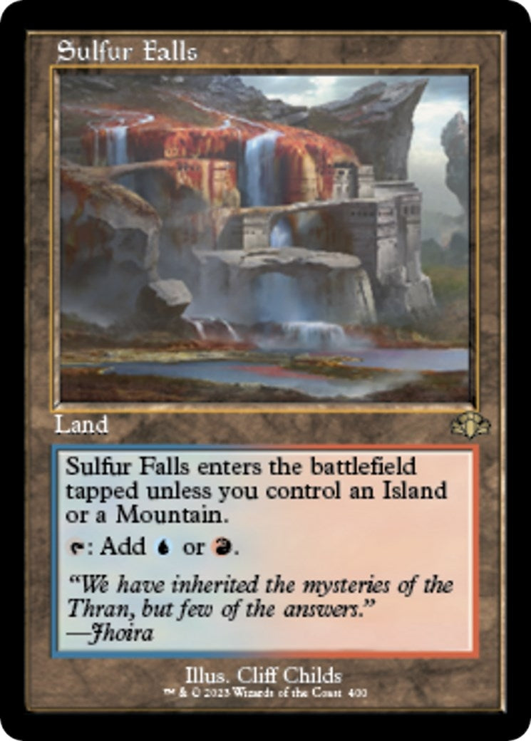 Sulfur Falls (Retro Frame) (400) (Dominaria Remastered)