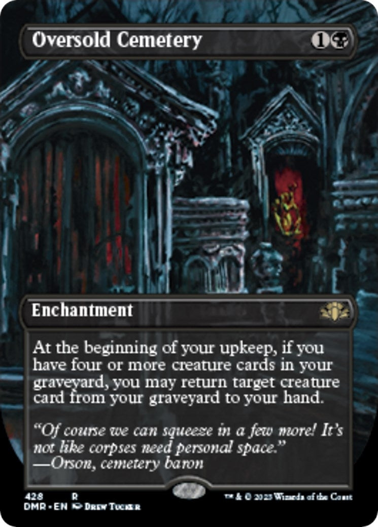 Oversold Cemetery (Borderless) (428) (Dominaria Remastered)