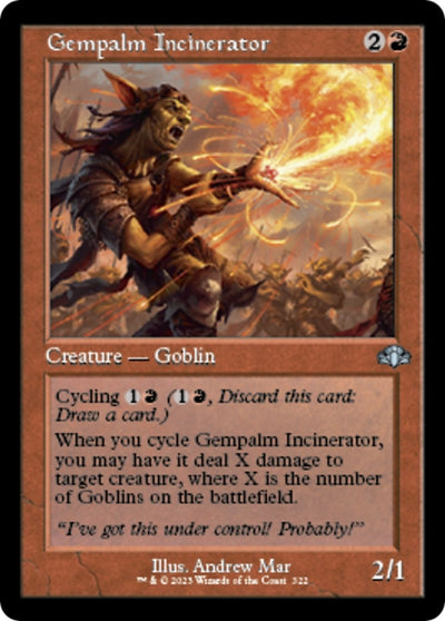 Gempalm Incinerator (Retro Frame) (322) (Dominaria Remastered)