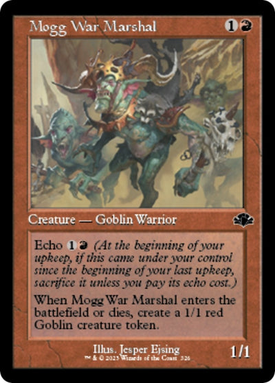 Mogg War Marshal (Retro Frame) (326) (Dominaria Remastered)