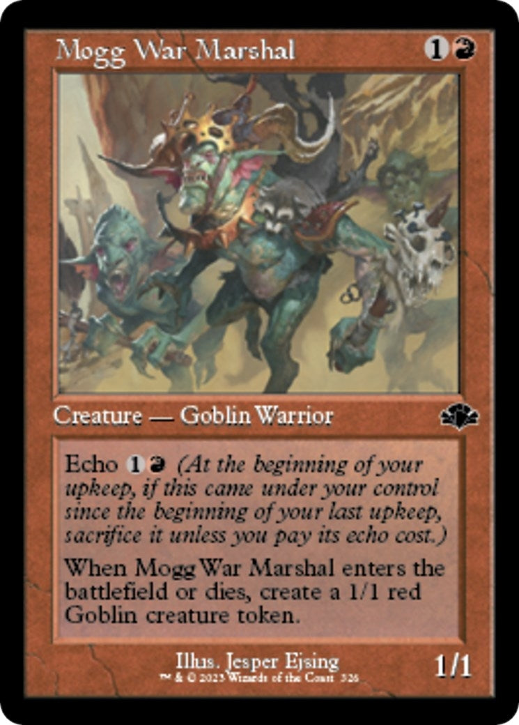 Mogg War Marshal (Retro Frame) (326) (Dominaria Remastered)