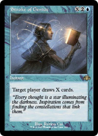 Stroke of Genius (Retro Frame) (293) (Dominaria Remastered)