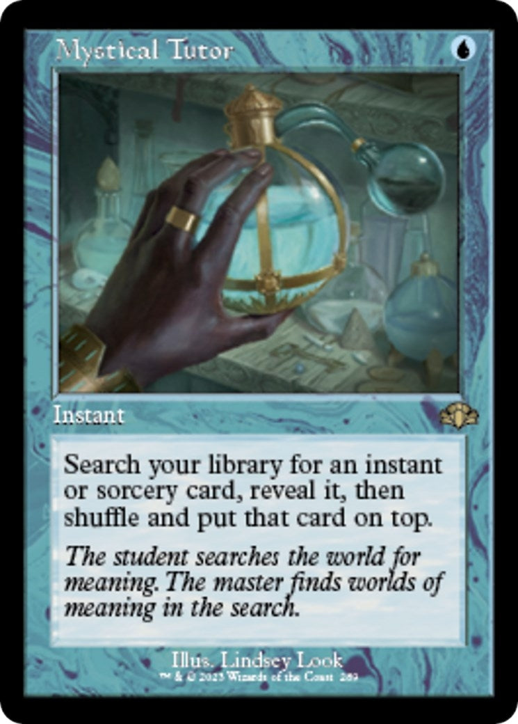 Mystical Tutor (Retro Frame) (289) (Dominaria Remastered)
