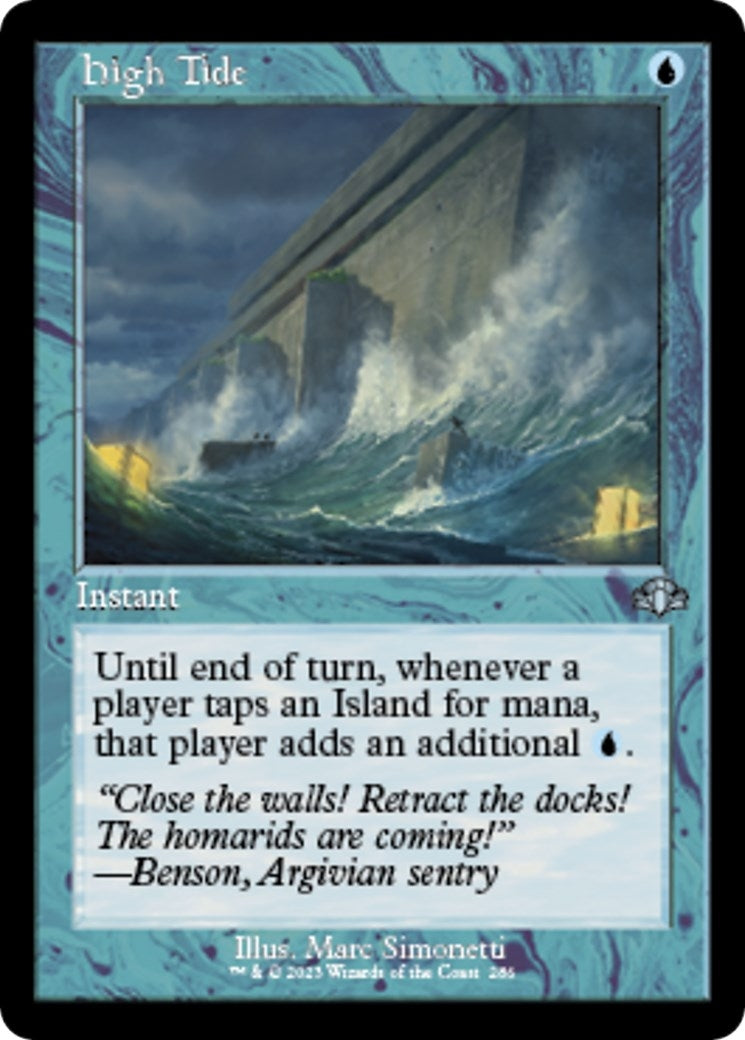 High Tide (Retro Frame) (286) (Dominaria Remastered)