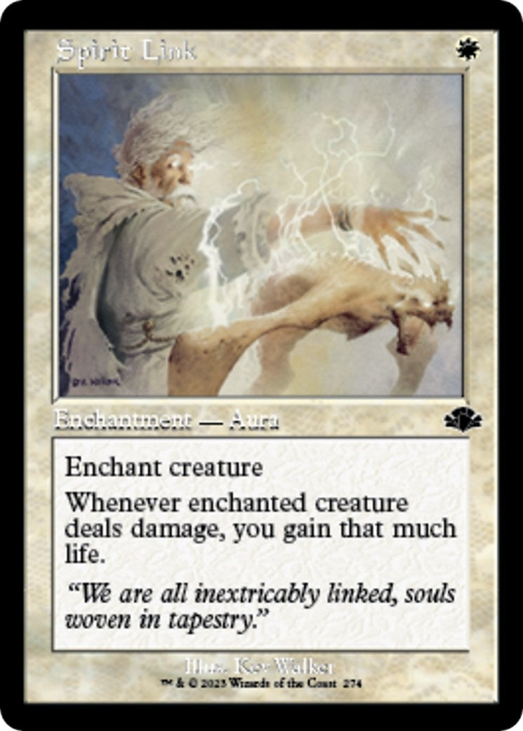 Spirit Link (Retro Frame) (274) (Dominaria Remastered)