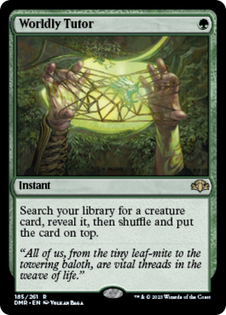 Worldly Tutor (185) (Dominaria Remastered)