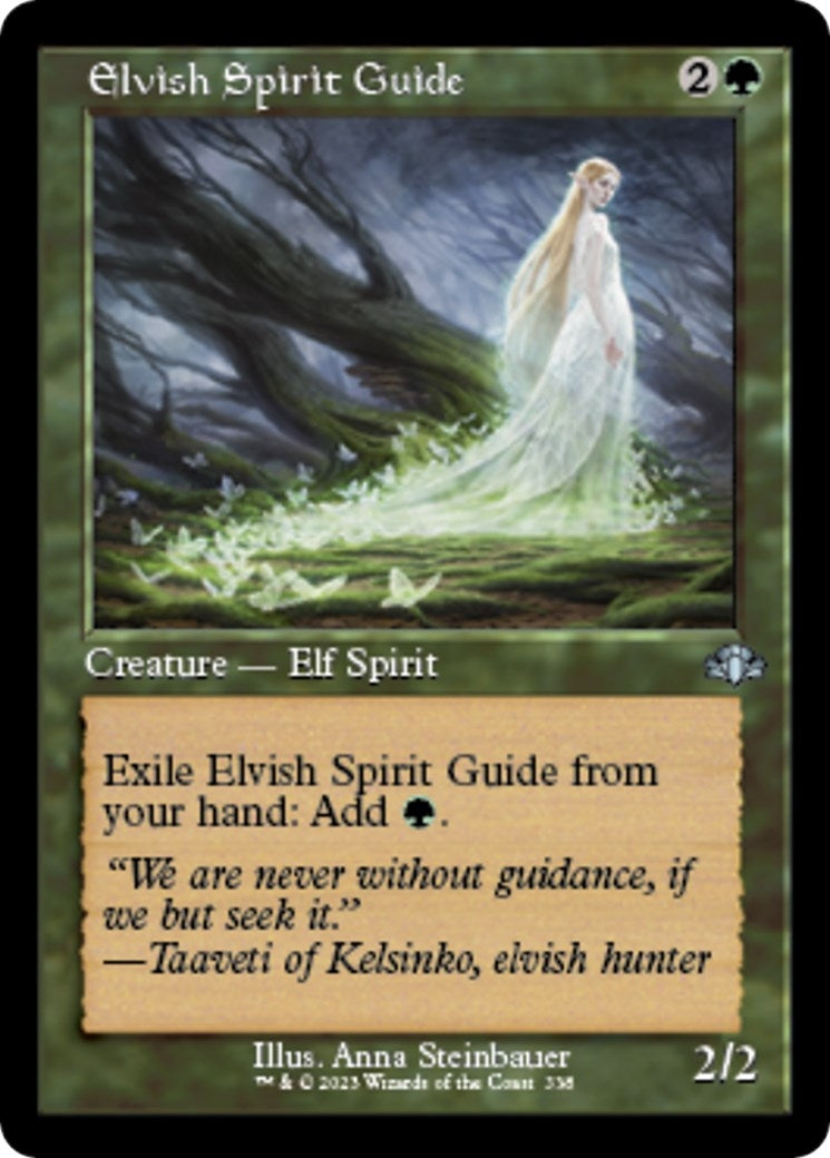 Elvish Spirit Guide (Retro Frame) (338) (Dominaria Remastered)