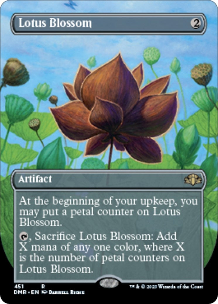 Lotus Blossom (Borderless) (451) (Dominaria Remastered)