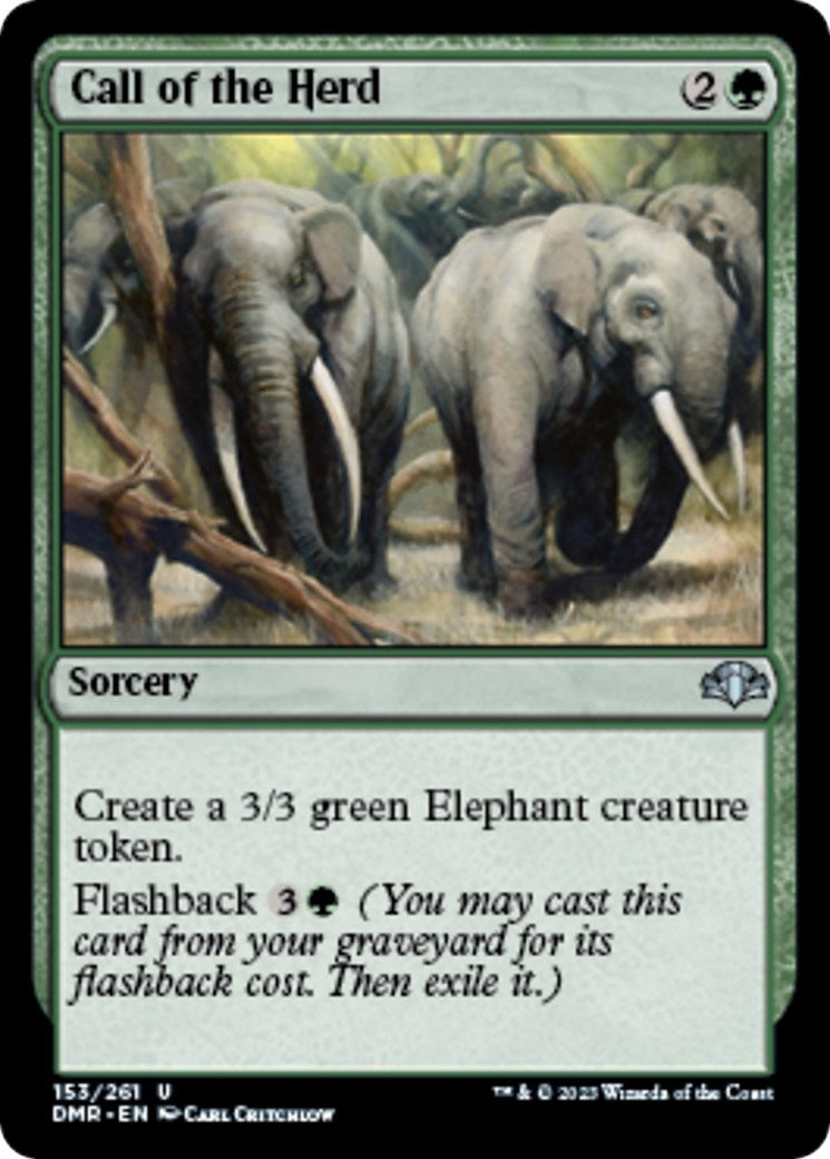 Call of the Herd (153) (Dominaria Remastered)