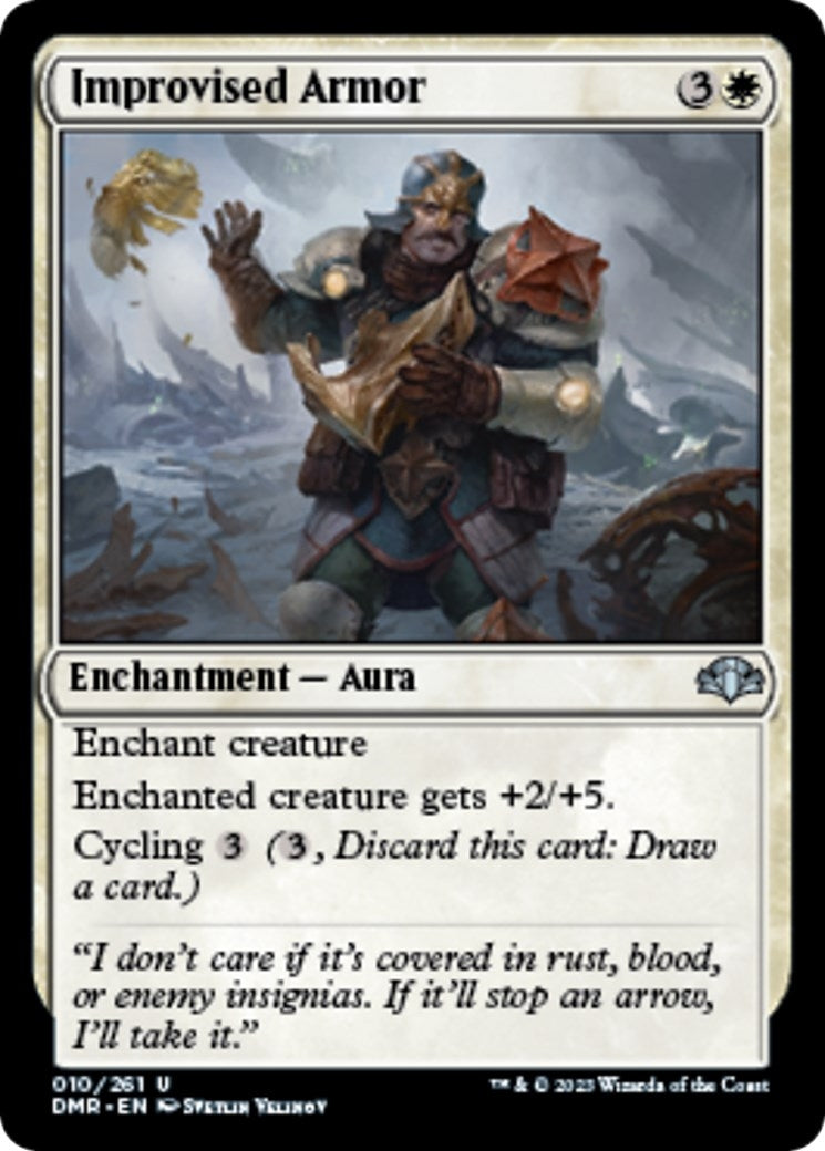 Improvised Armor (10) (Dominaria Remastered)