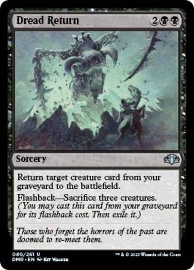 Dread Return (80) (Dominaria Remastered)