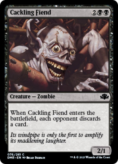 Cackling Fiend (76) (Dominaria Remastered)