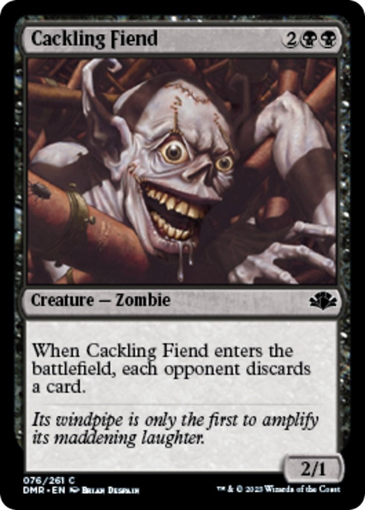 Cackling Fiend (76) (Dominaria Remastered)