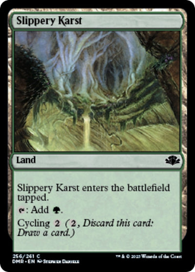 Slippery Karst (256) (Dominaria Remastered)