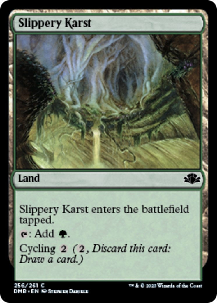Slippery Karst (256) (Dominaria Remastered)