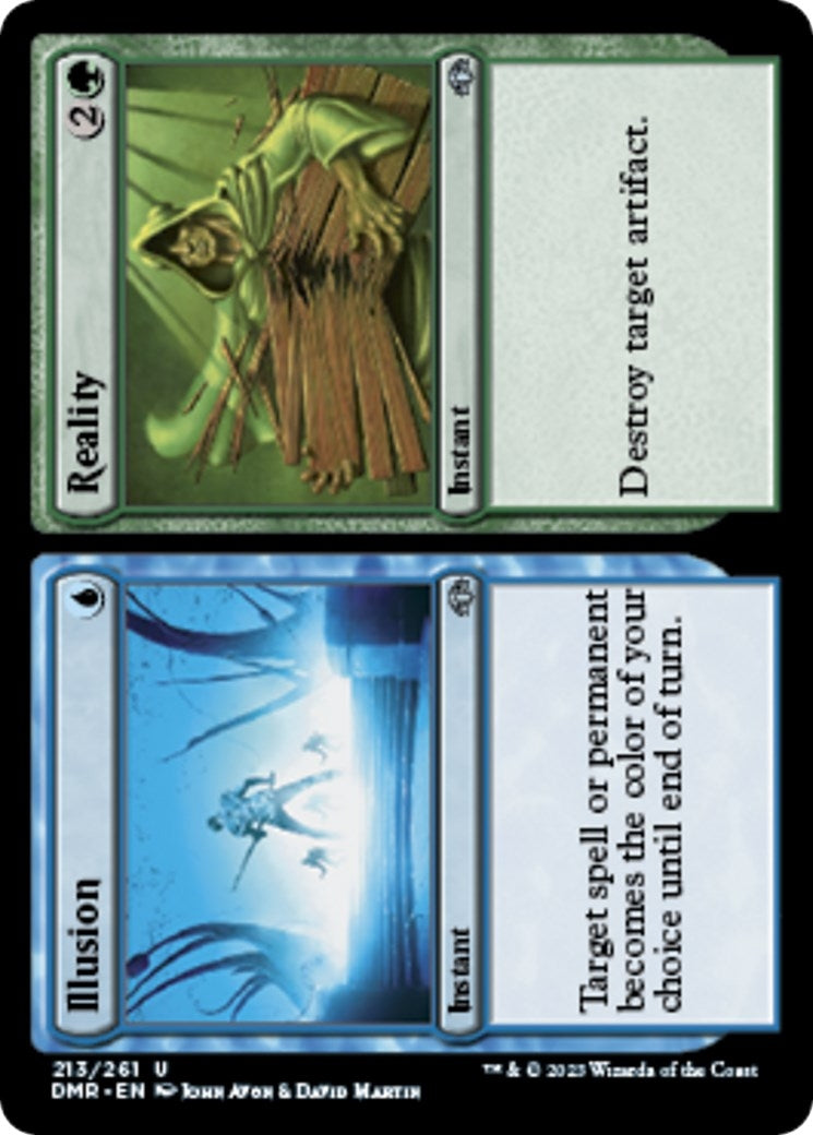 Illusion // Reality (213) (Dominaria Remastered)