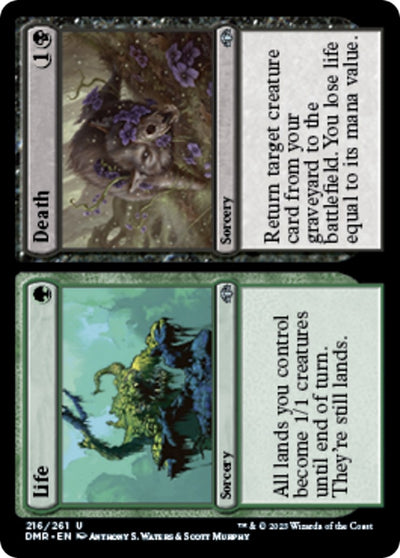 Life // Death (216) (Dominaria Remastered)