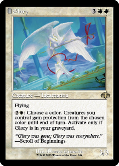 Glory (Retro Frame) (264) (Dominaria Remastered)