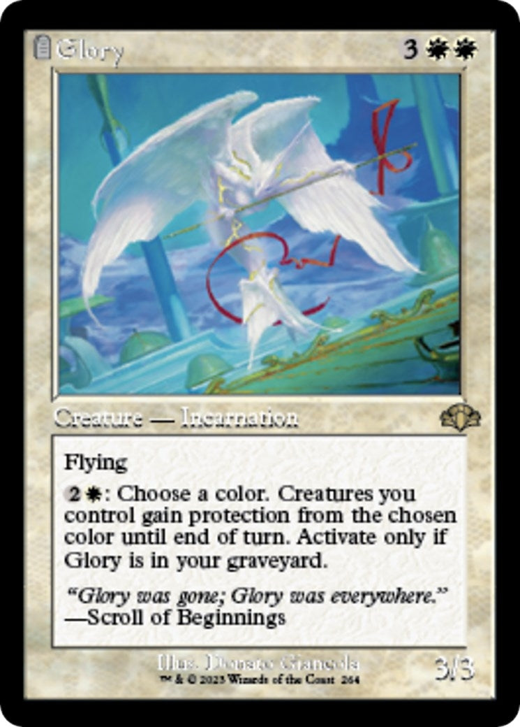 Glory (Retro Frame) (264) (Dominaria Remastered)