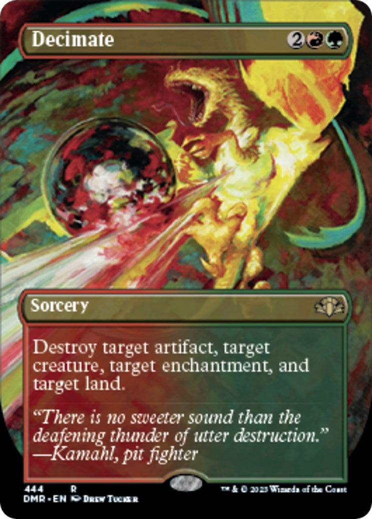 Decimate (Borderless) (444) (Dominaria Remastered)
