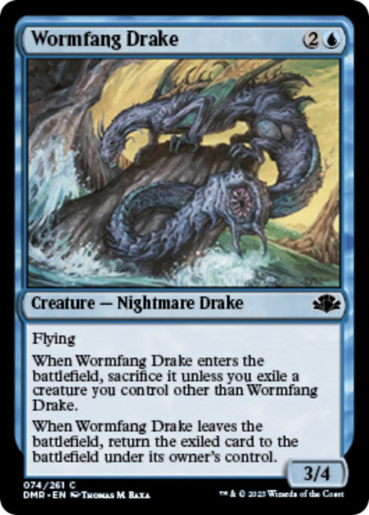 Wormfang Drake (74) (Dominaria Remastered)