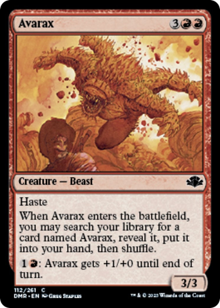 Avarax (112) (Dominaria Remastered)