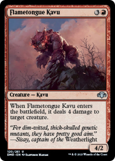 Flametongue Kavu (120) (Dominaria Remastered)