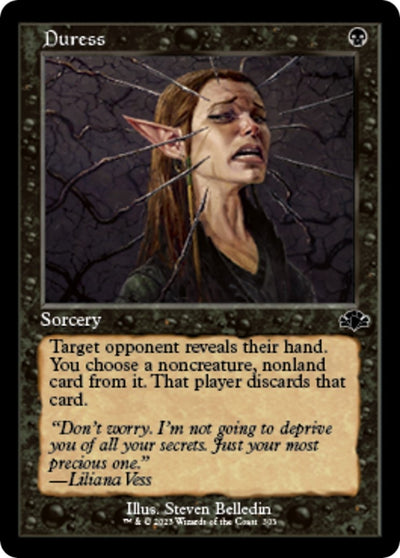 Duress (Retro Frame) (303) (Dominaria Remastered)