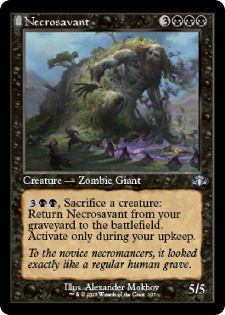 Necrosavant (Retro Frame) (307) (Dominaria Remastered)