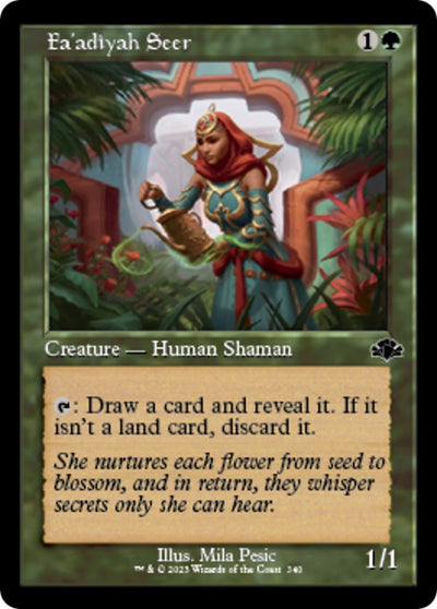 Fa'adiyah Seer (Retro Frame) (340) (Dominaria Remastered)