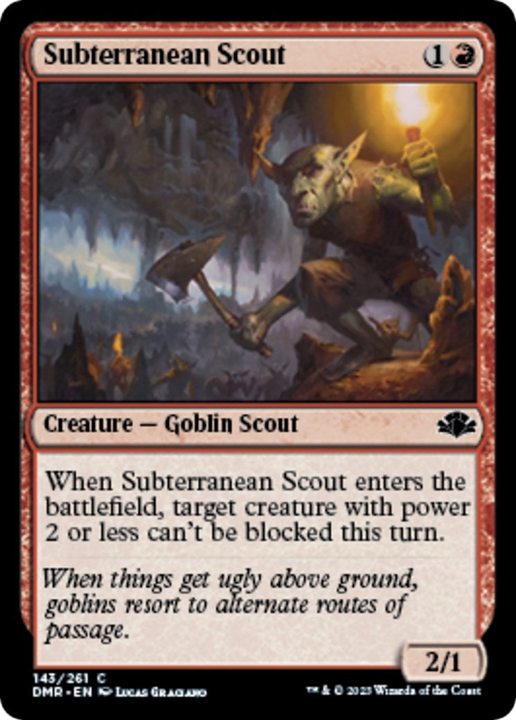 Subterranean Scout (143) (Dominaria Remastered)