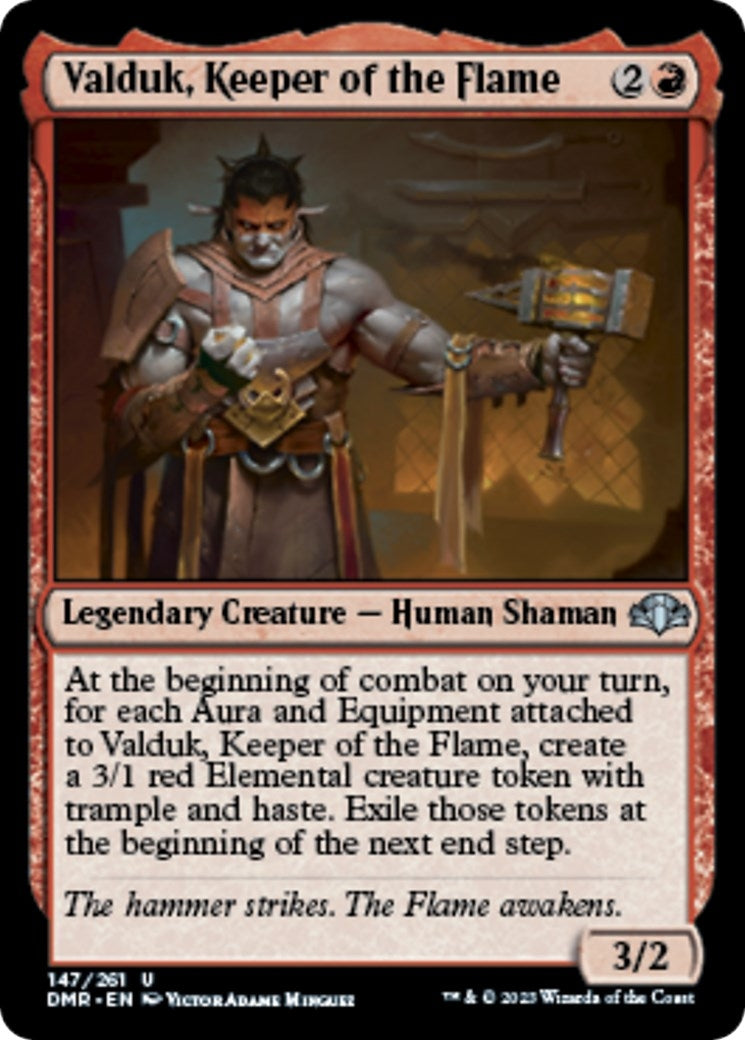 Valduk, Keeper of the Flame (147) (Dominaria Remastered)