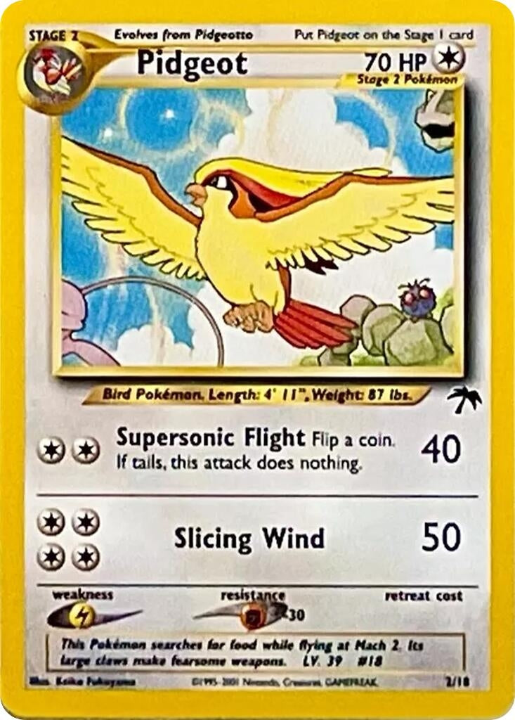 Image for Pidgeot (02/18) (Southern Islands) - Pokemon