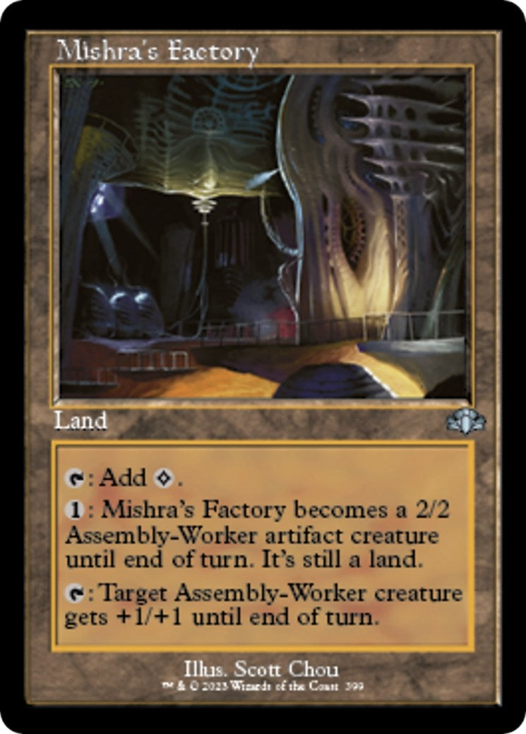 Mishra's Factory (Retro Frame) (399) (Dominaria Remastered)