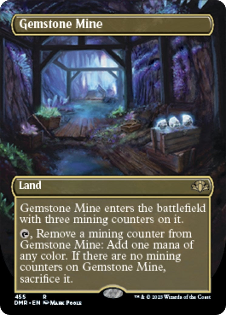 Gemstone Mine (Borderless) (455) (Dominaria Remastered)
