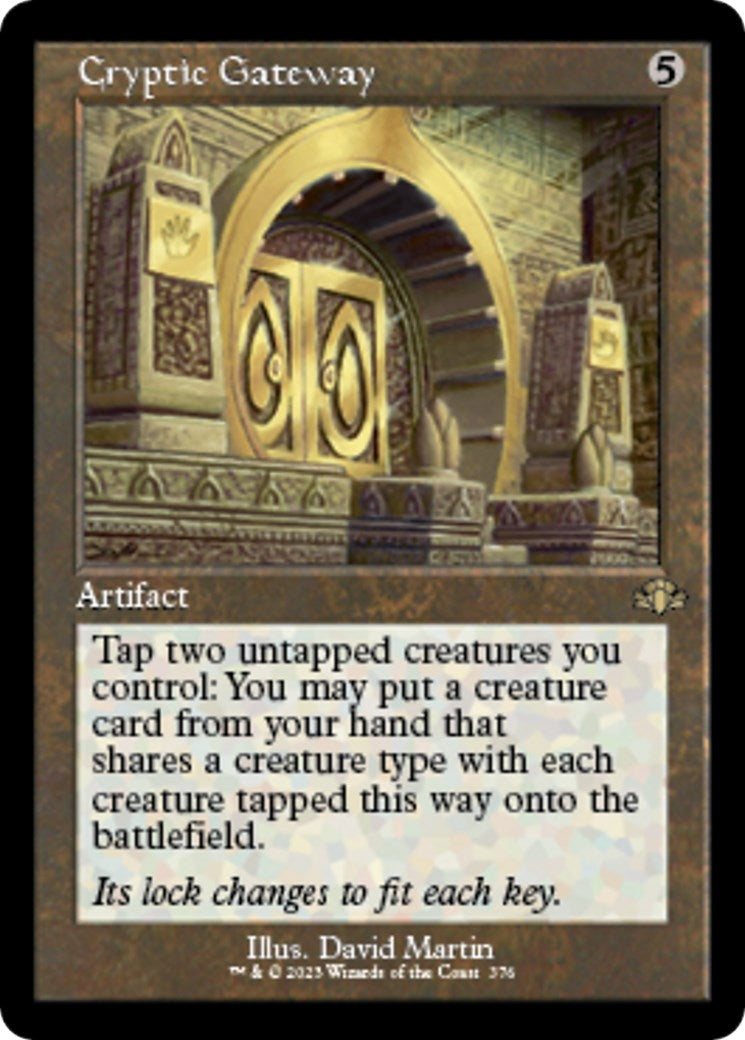 Cryptic Gateway (Retro Frame) (376) (Dominaria Remastered)