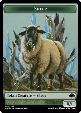 Sheep Token (12) (Dominaria Remastered)