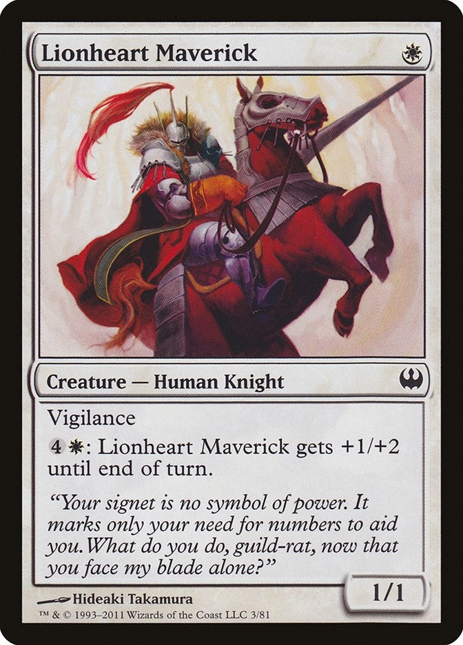 Lionheart Maverick (3) (Duel Decks: Knights vs. Dragons)