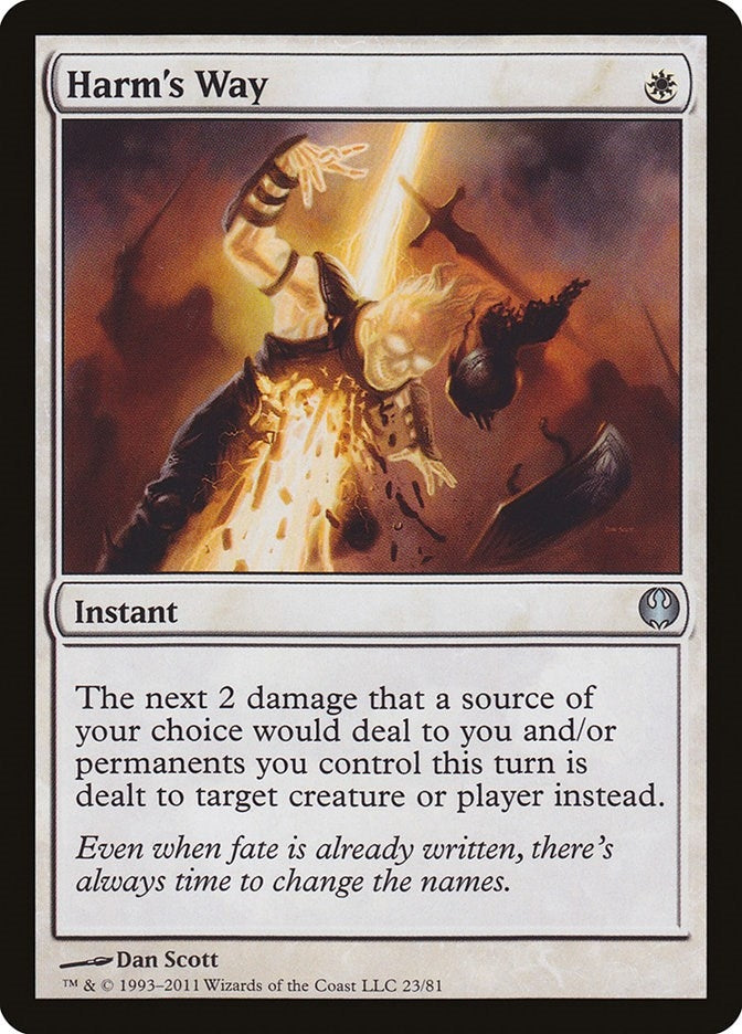 Harm's Way (23) (Duel Decks: Knights vs. Dragons)