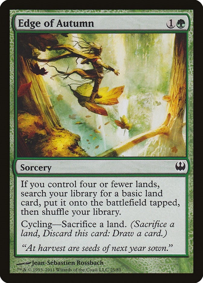 Edge of Autumn (25) (Duel Decks: Knights vs. Dragons)