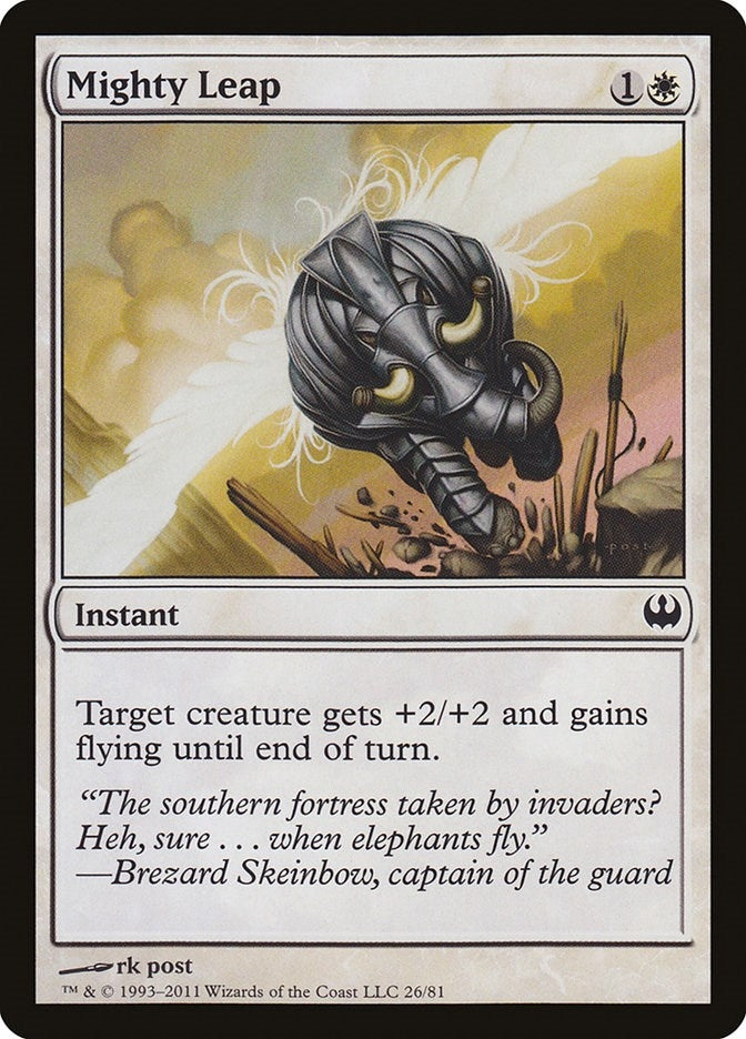 Mighty Leap (26) (Duel Decks: Knights vs. Dragons)